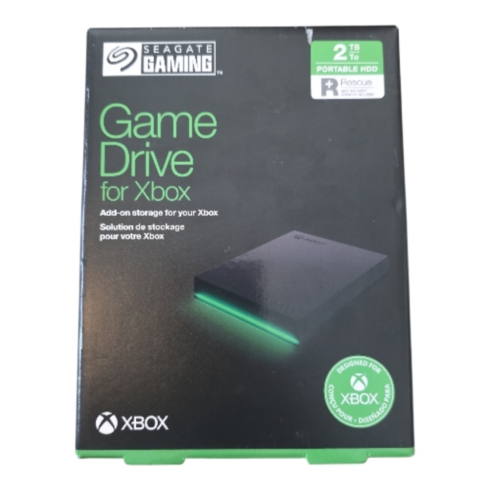 Seagate Game Drive for Xbox - 2TB Portable HDD - Black